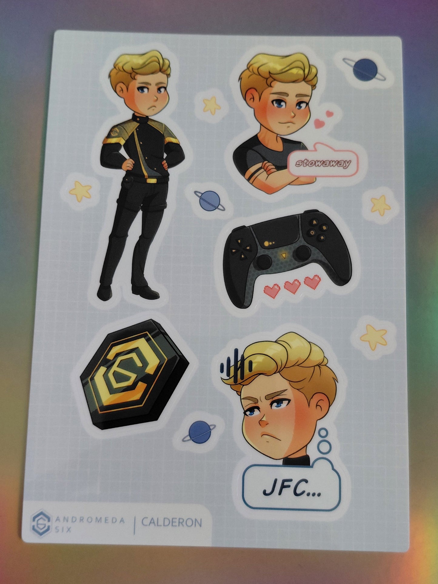 Calderon Sticker Sheet