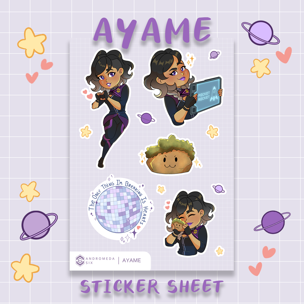 Ayame Sticker Sheet