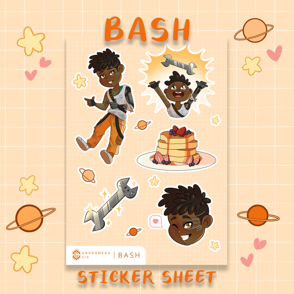 Bash Sticker Sheet