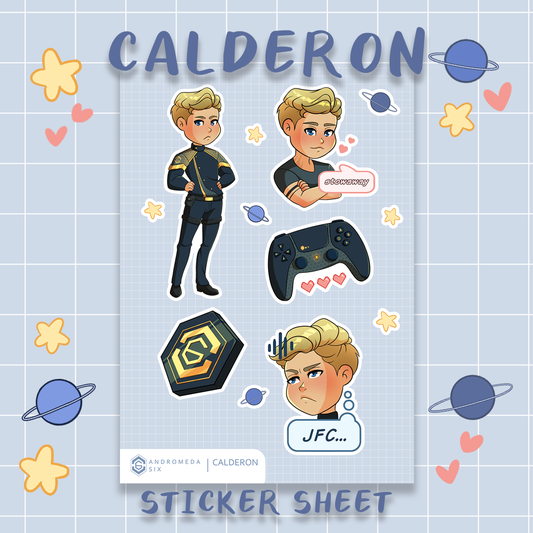 Calderon Sticker Sheet