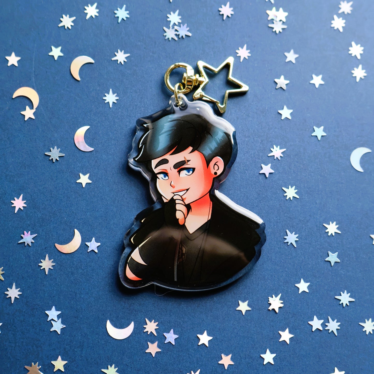 Damon A6 Crew Keychain